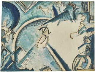 Percy Wyndham Lewis - Circus Scene