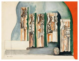 Percy Wyndham Lewis - Figure Composition