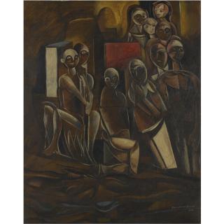 Percy Wyndham Lewis - Group Of Suppliants