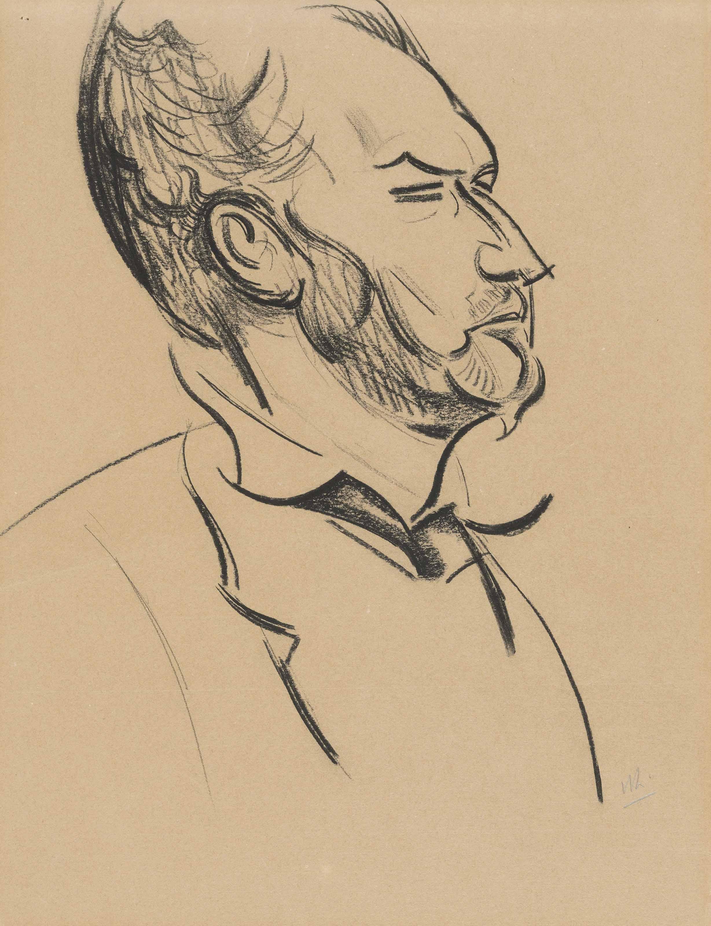 Percy Wyndham Lewis - Head of Ezra Pound