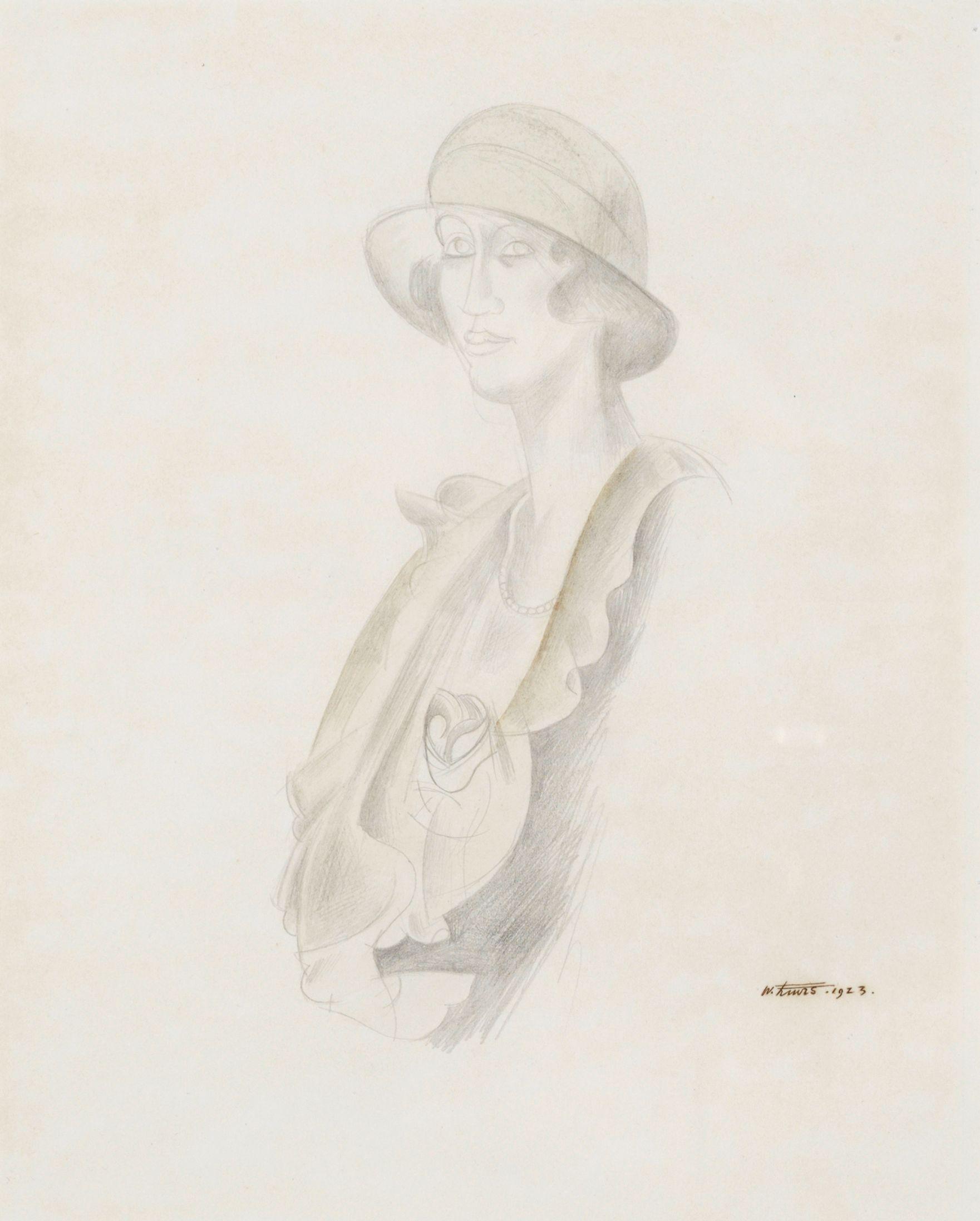 Percy Wyndham Lewis - Portrait of a Lady