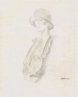 Percy Wyndham Lewis - Portrait of a Lady