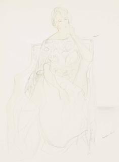 Percy Wyndham Lewis - Portrait of Olivia Shakespeare