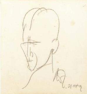 Percy Wyndham Lewis - Portrait Study