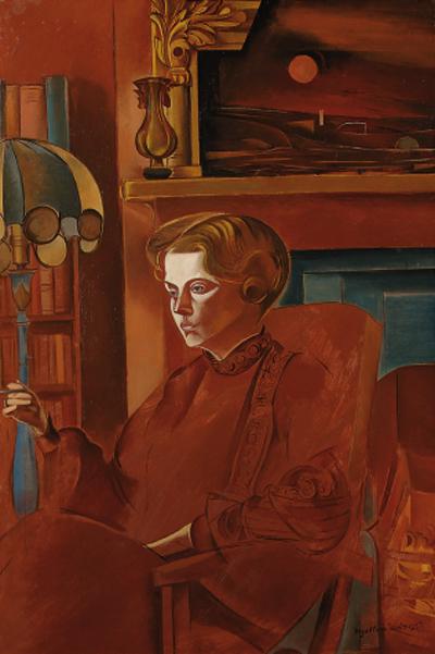 Percy Wyndham Lewis - Red portrait