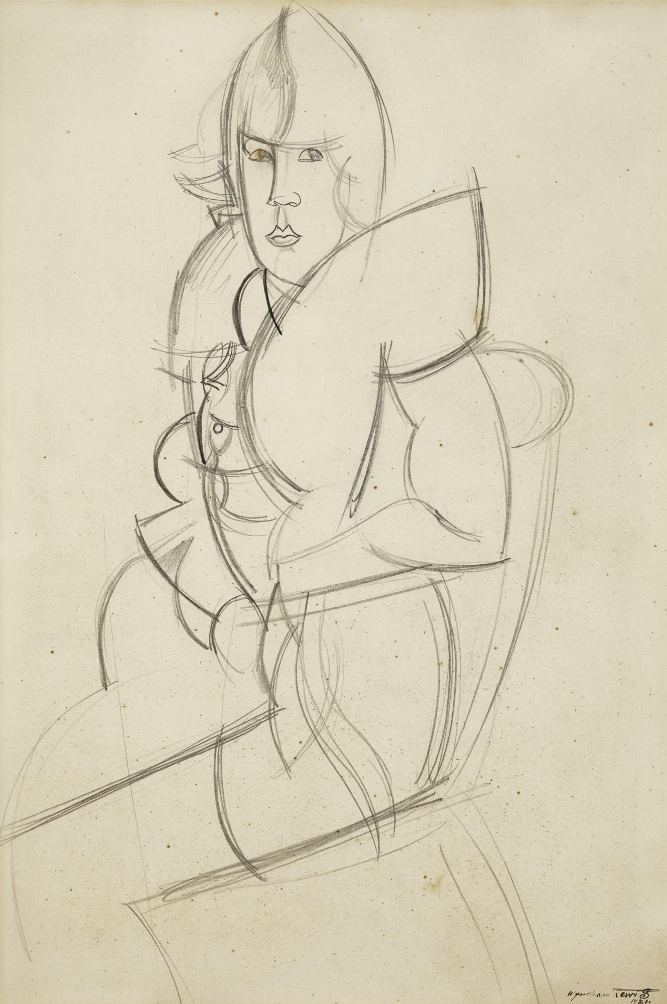 Percy Wyndham Lewis - Seated Lady