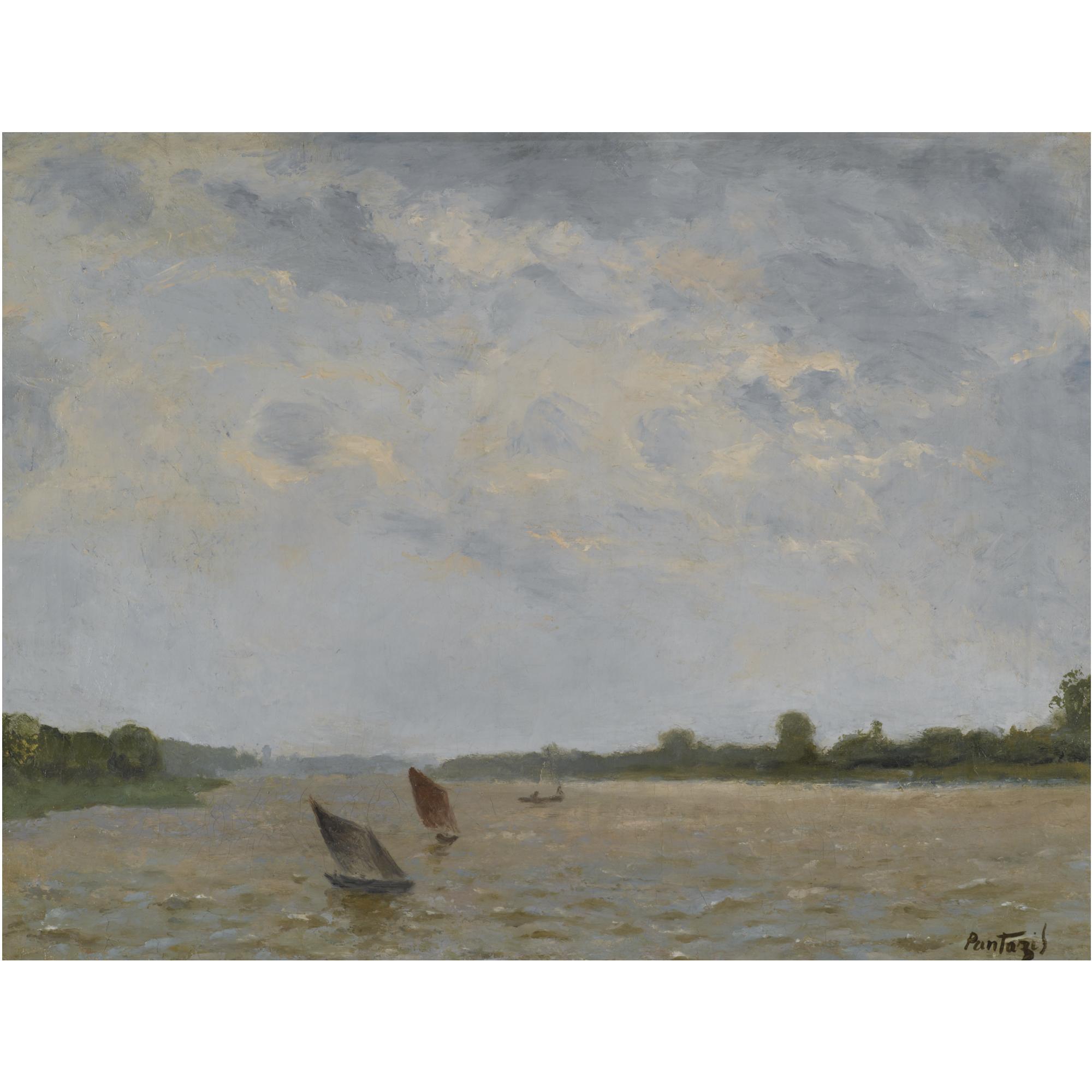 Pericles Pantazis - Greek Barques Sur L\'Escaut (Boats On The Scheldt River)