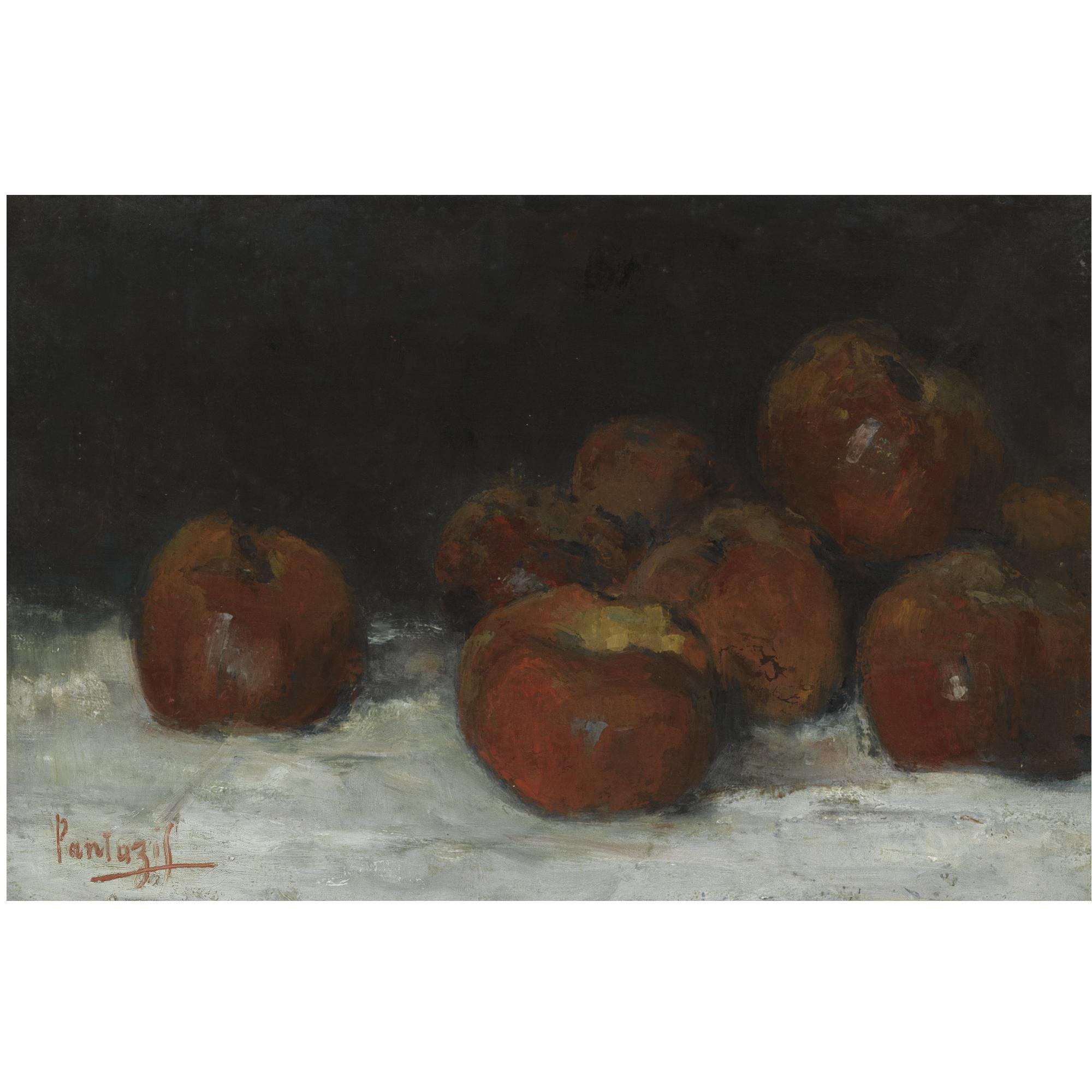 Pericles Pantazis - Greek Still Life With Apples