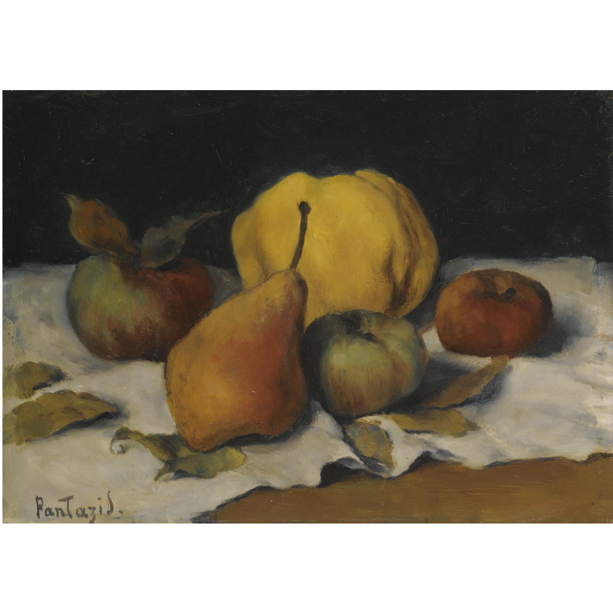 Pericles Pantazis - Greek Still Life With Fruit