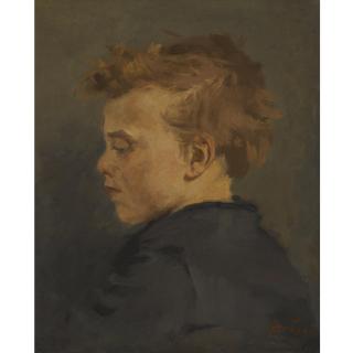 Pericles Pantazis - Greek The Artist\'S Son In Profile