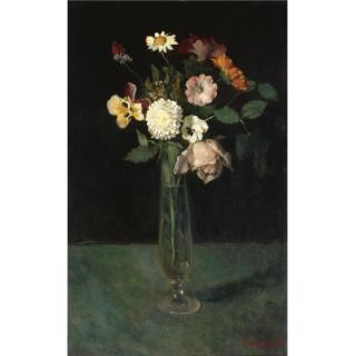 Pericles Pantazis - Greek Vase With Flowers