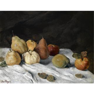 Pericles Pantazis - Still Life With Pears, Apples And Quinces