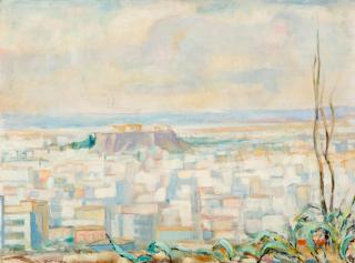 Pericles Vyzantios - Vue d\' Athènes