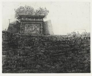 Peter Ackermann - 6 Radierungen aus Italien