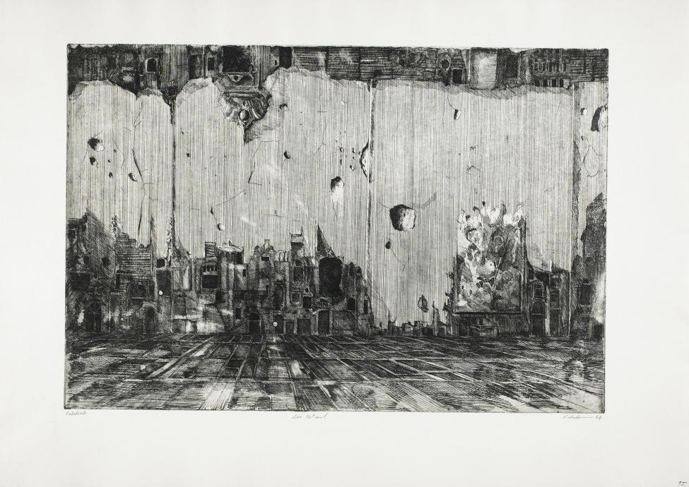 Peter Ackermann - Konvolut von fünf Radierungen