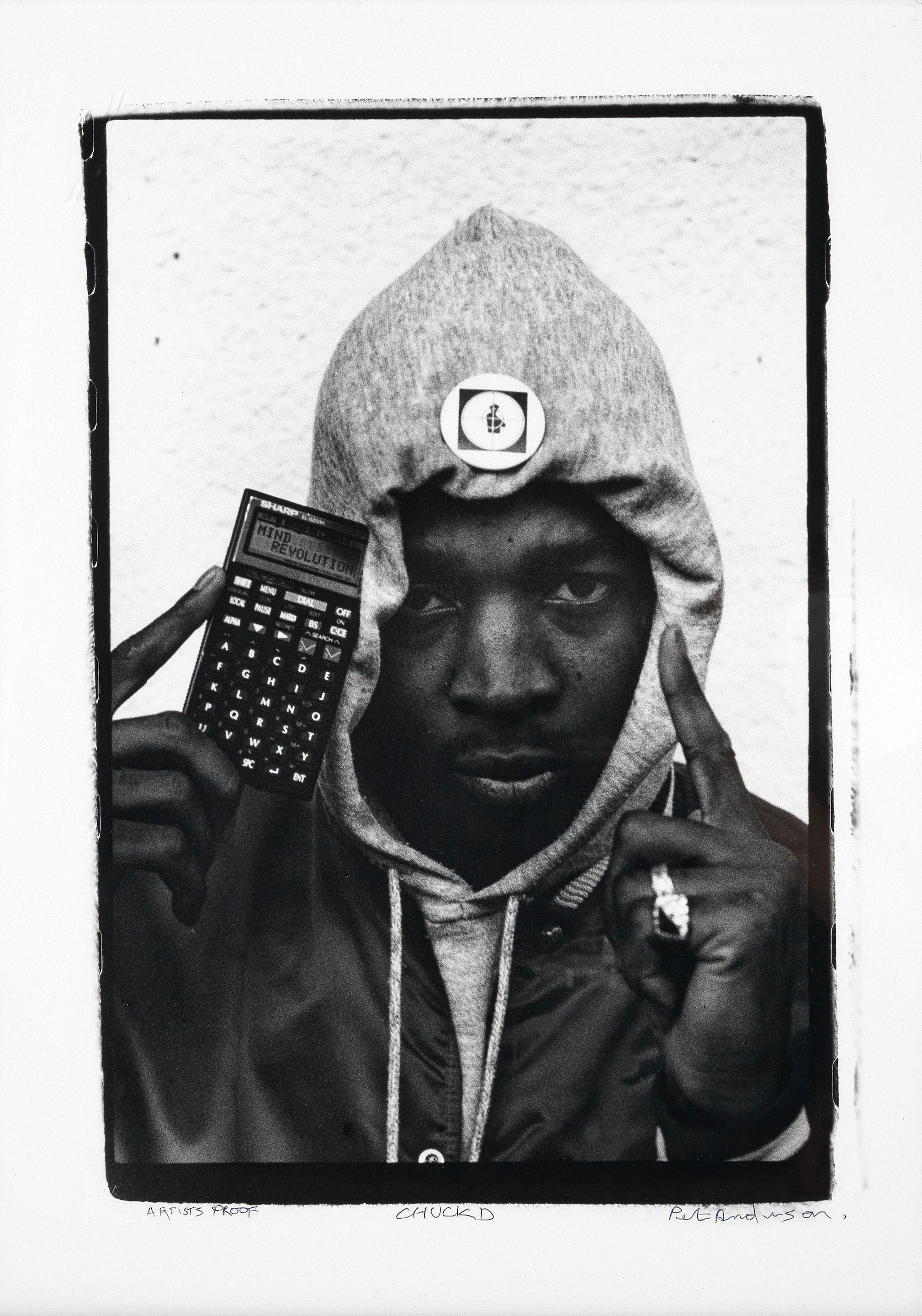 Peter Anderson - Chuck D, London 1987, printed later