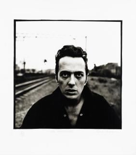 Peter Anderson - Joe Strummer, Shoreditch, 1987, printed later