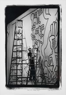 Peter Anderson - Keith Haring, New York 1982, printed later