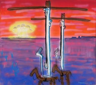 Peter Angermann - Atompilz / Wilder Westen.