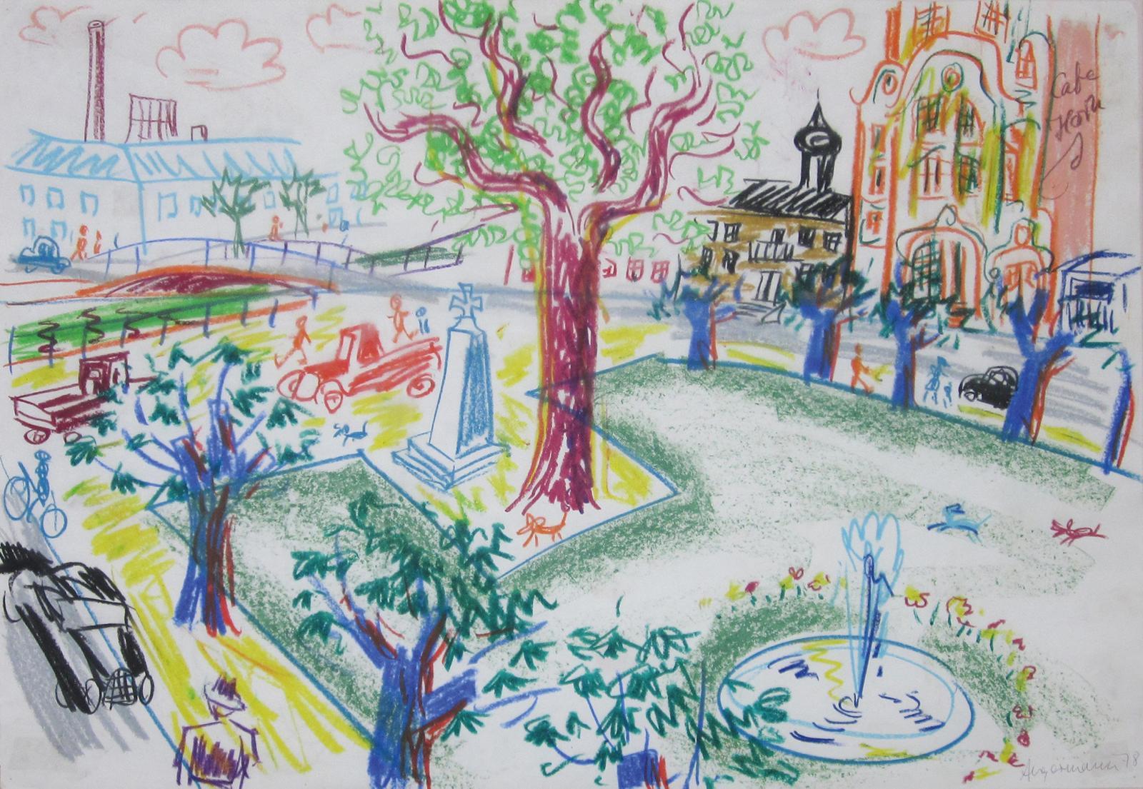 Peter Angermann - Markt in Rehau