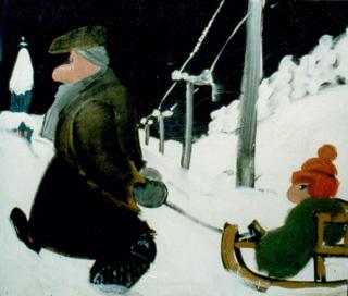 Peter Angermann - Selbst mit Opa No.2