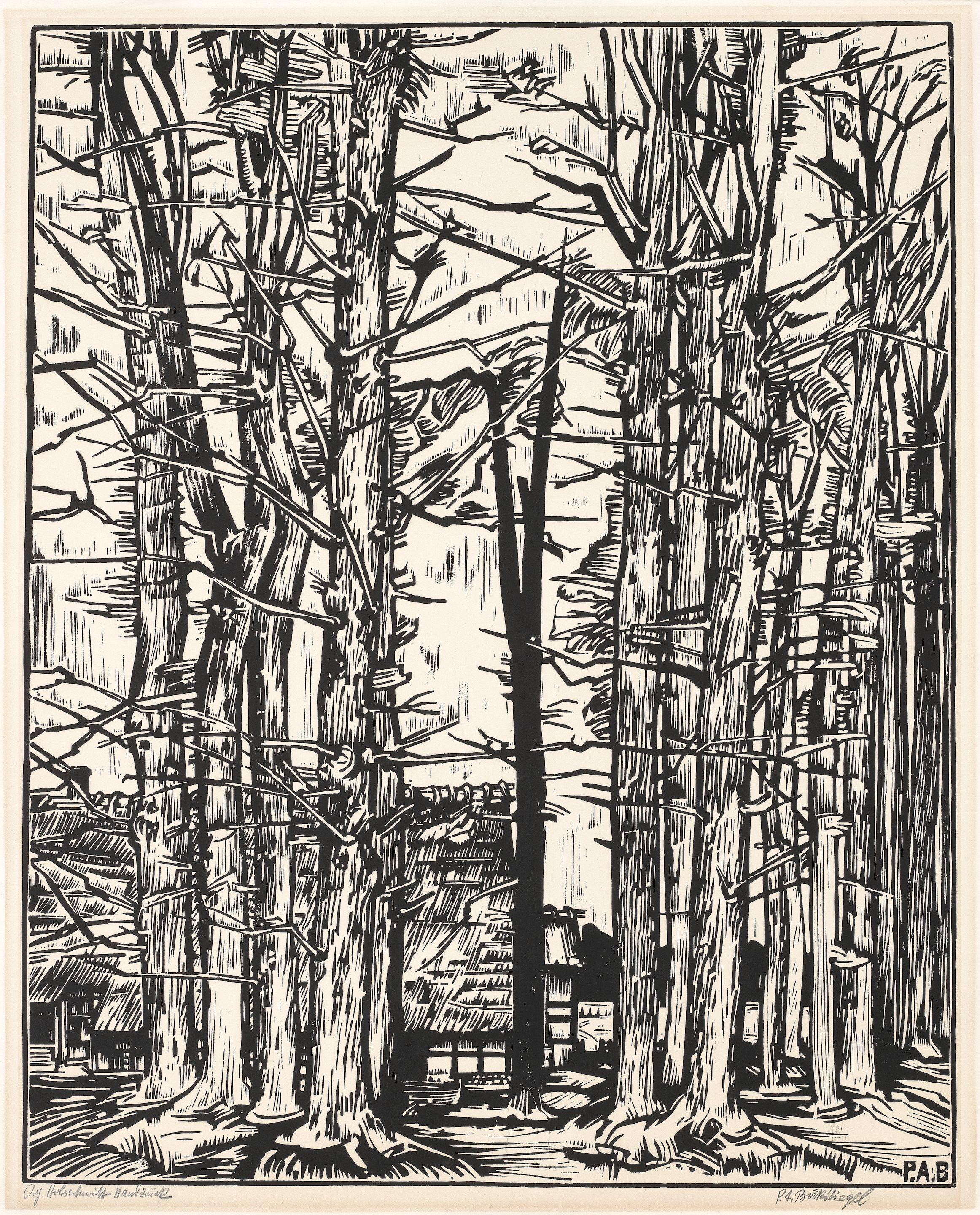 Peter August Böckstiegel - Bauernhof in Arrode (Westfälischer Bauernhof II)