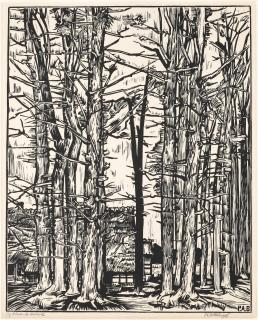 Peter August Böckstiegel - Bauernhof in Arrode (Westfälischer Bauernhof II)