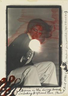 Peter Beard - \'Bianca On The Diving Board Overlooking Driftwood Cove (Montauk Point 1970\'S)\'