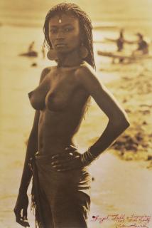 Peter Beard - Fayel Tall at Loingalani, Lake Rudolf, Kenya, 1987