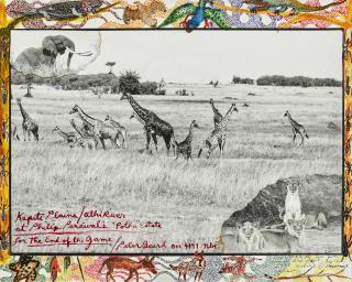 Peter Beard - Kaputi Plains / Athi River at Philip Percival\'s \