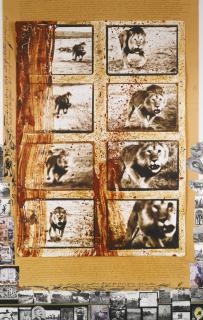 Peter Beard - \'Loliondo Lion Charge\', 1964