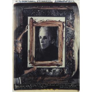 Peter Beard - Peter Beard And Karen Blixen, 1996-97Unique Object. Polaroid Print. Signed, Titled And Dated In White Ink Along The Lower Edge. Mounted And Framed.