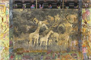 Peter Beard - \'Rothschild\'S Giraffes From The Uganda Line\'