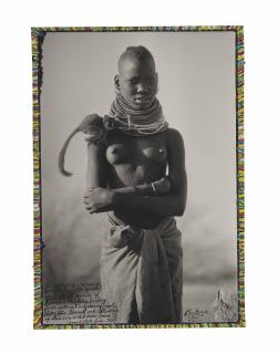 Peter Beard - Turkana and Bushbaby, 2003