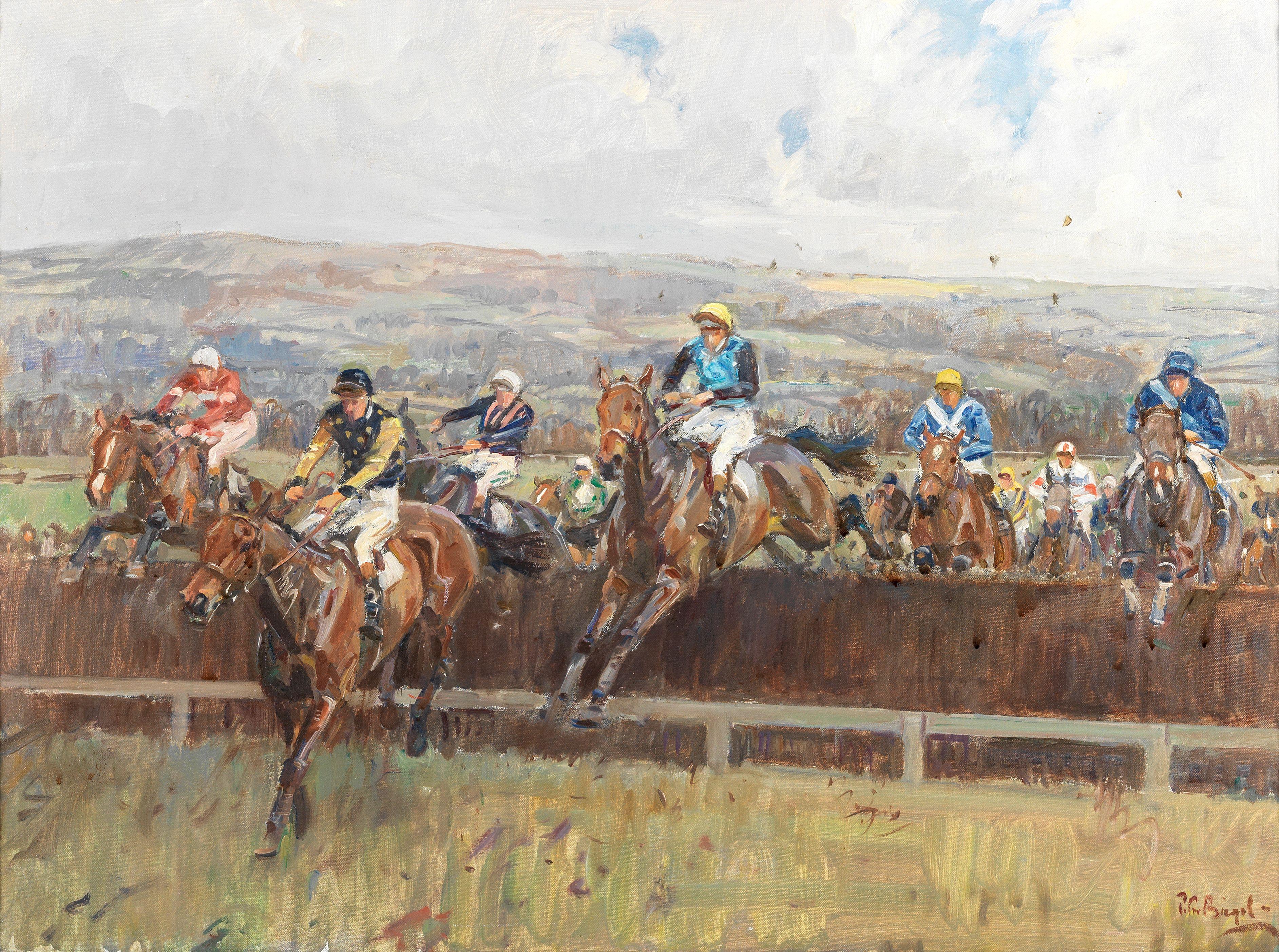 Peter Biegel - Mackeson Gold Cup, Cheltenham, The Second To Last