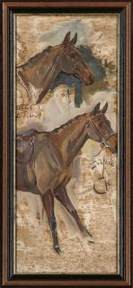 Peter Biegel - Study of horses and the snaffle