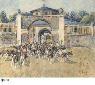 Peter Biegel - The Belvoir Puppy Show, 1961: What should have happened!; What did happen; and Sketches for \'The Belvoir Puppy Show\'