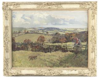 Peter Biegel - The Cottesmore Hunt at Osston Wood signed \'Peter Biegel\' (lower right)