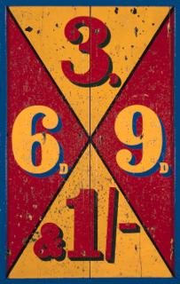 Peter Blake, R.A. - 3D.6D.9D.1/-