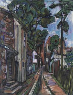 Peter Böckstiegel - Straße Im Dorf