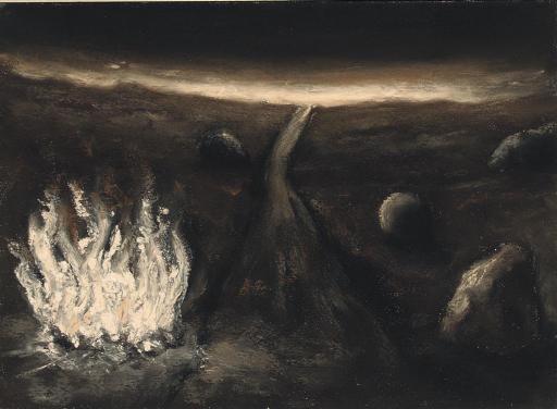 Peter Booth - Road With Fire