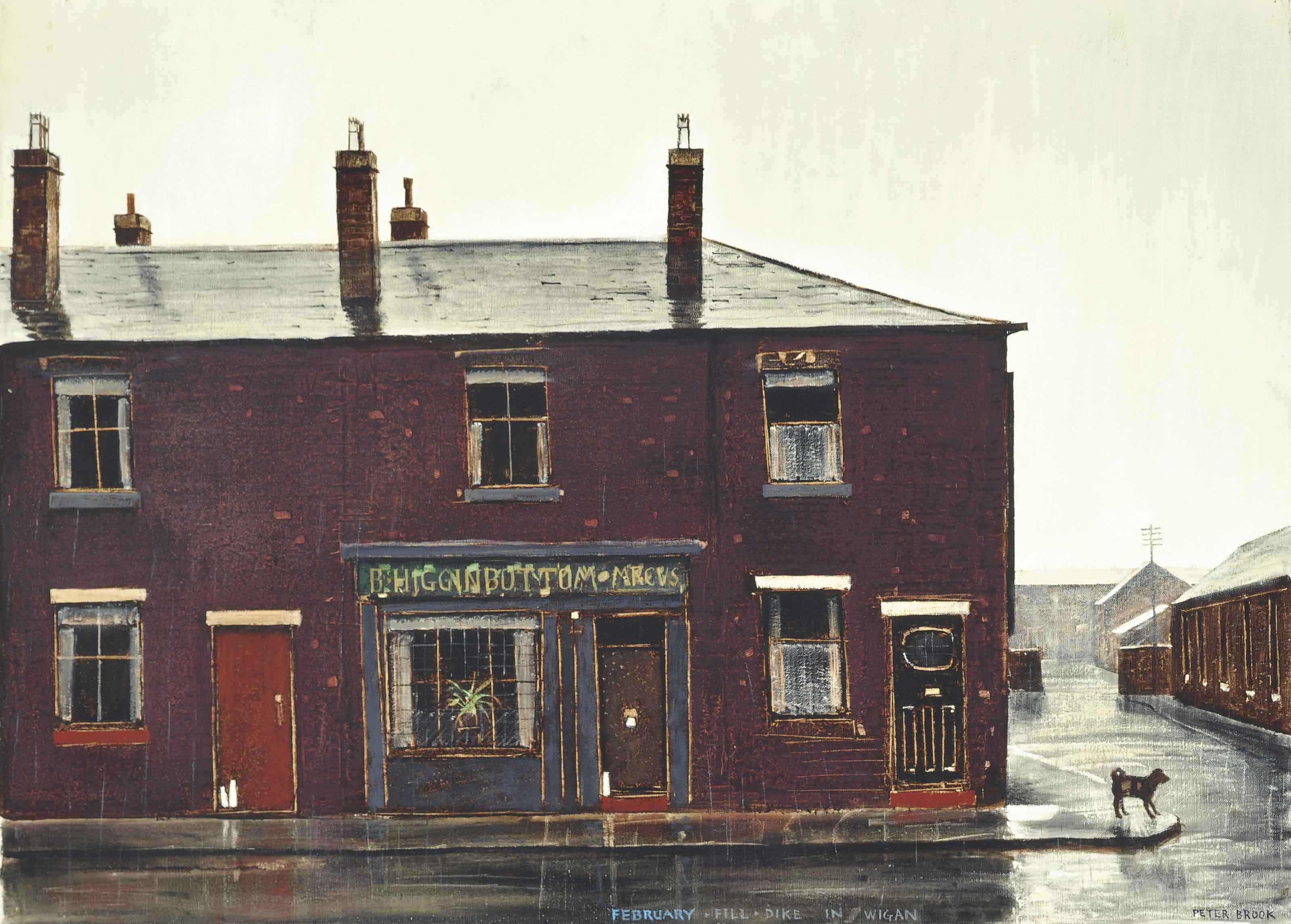 Peter Brook, R.B.A. - February Fill Dike In Wigan