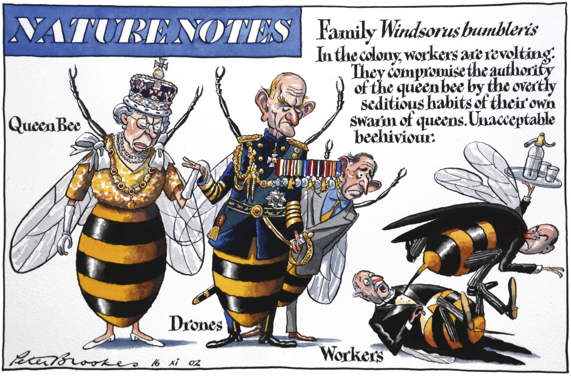 Peter Brookes - ‘Family Windsorus Bumbleris\'