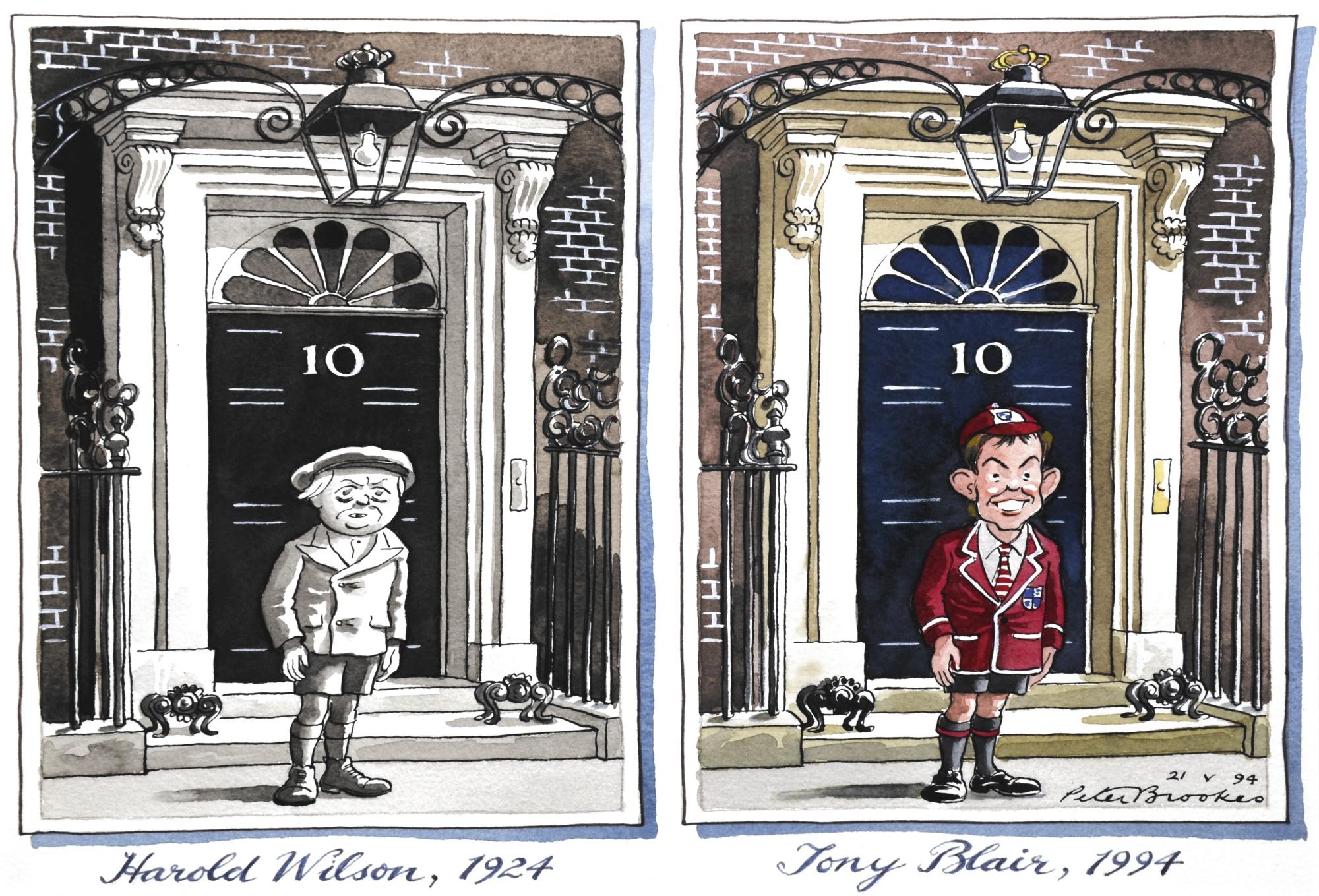 Peter Brookes - \'Harold Wilson, 1924 – Tony Blair, 1994\'