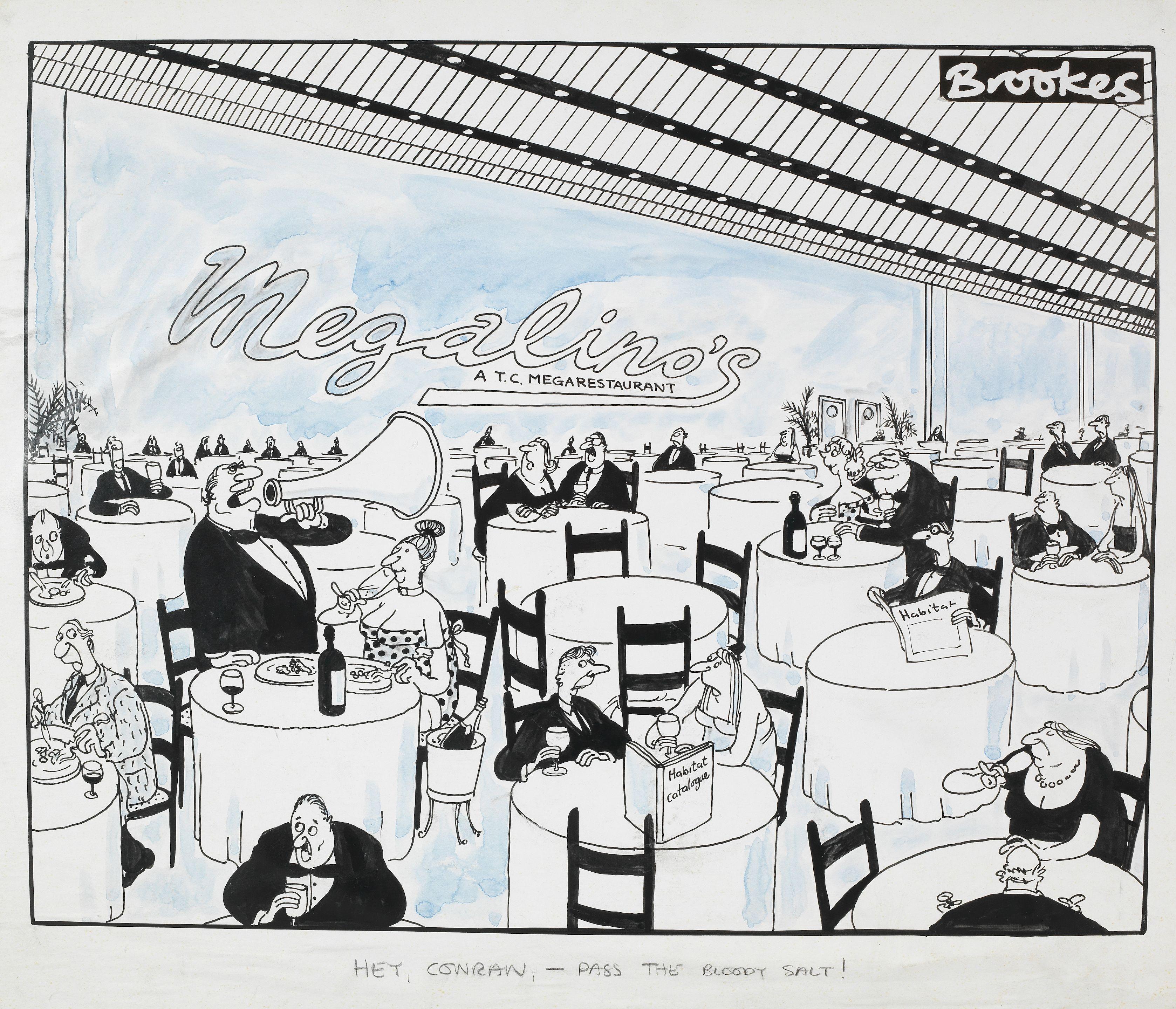 Peter Brookes - \'Hey Conran, Pass The Bloody Salt!\'