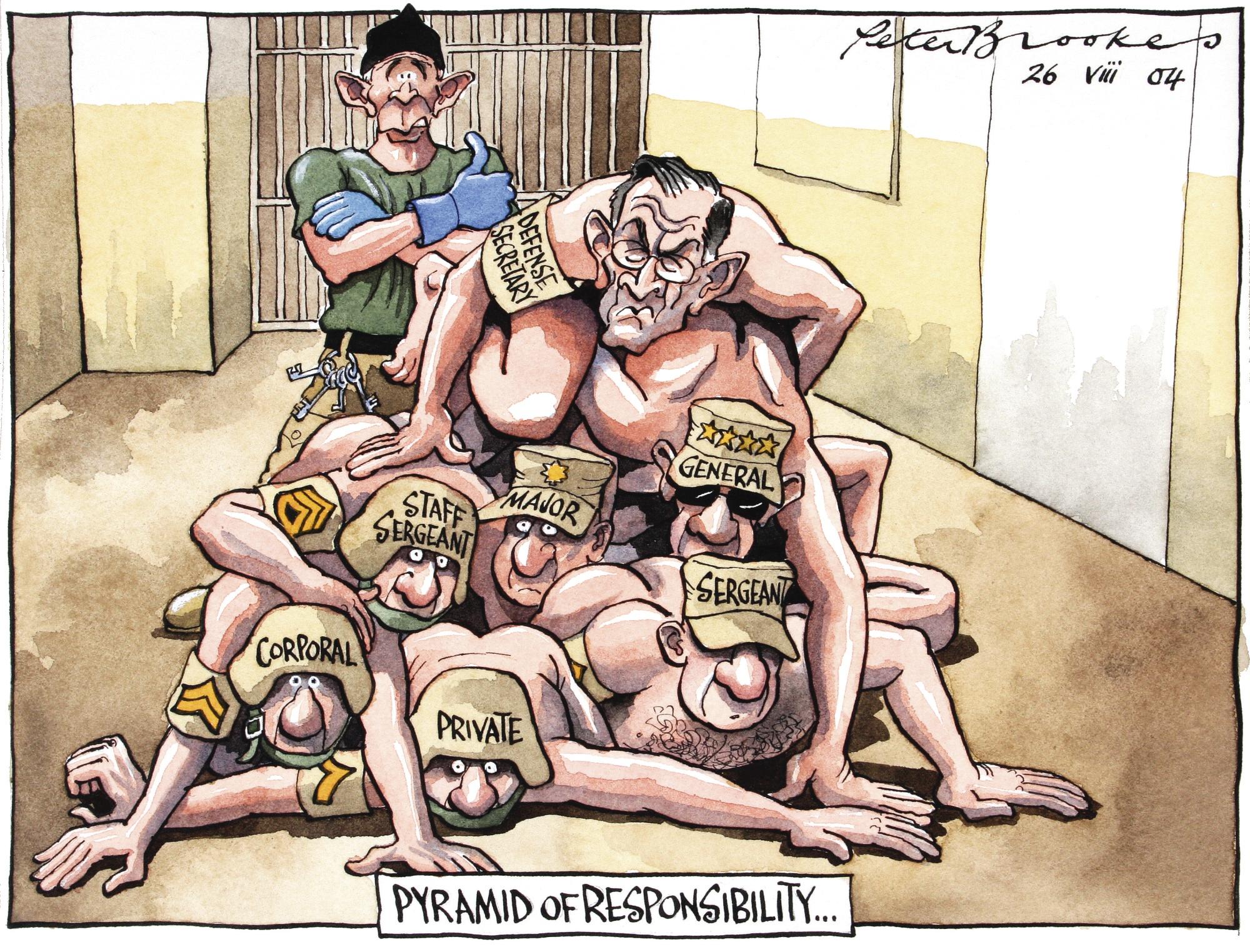 Peter Brookes - ‘Pyramid Of Responsibility…’