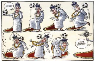 Peter Brookes - ‘Retire? Pah! Sir Alex Schmalex...’