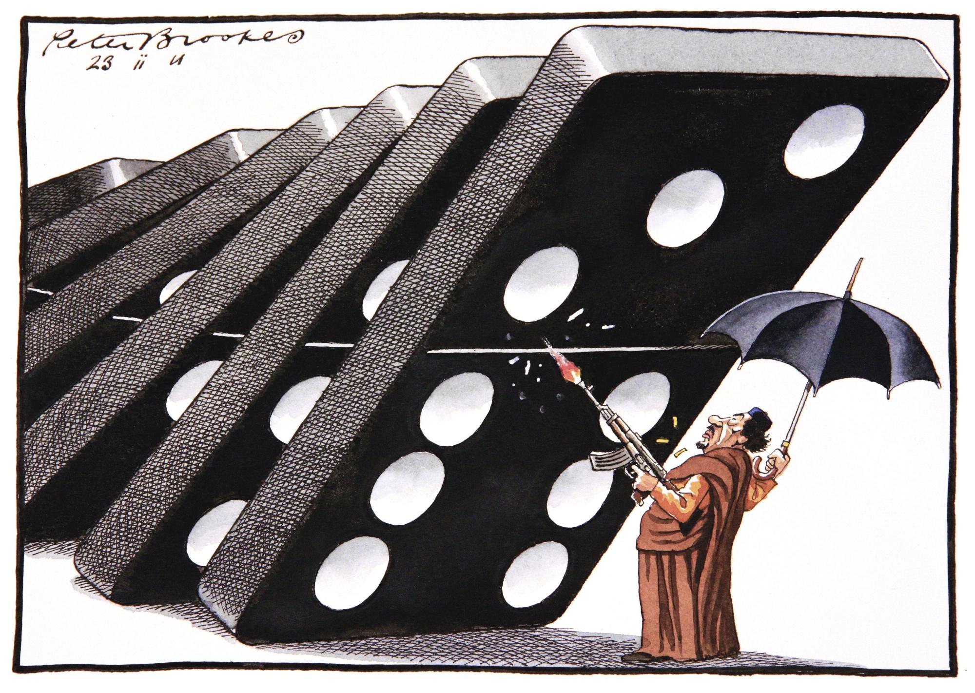 Peter Brookes - The Domino Effect