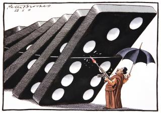 Peter Brookes - The Domino Effect