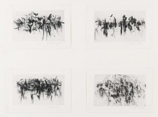 Peter Brüning - 4 Bll. zu Dieter Hülsmanns, Paroxysmus, Les lois d\'un paroxysme interne